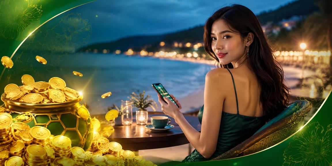 Pengguna di Langkawi membuat deposit melalui telefon mudah alih untuk bermain di webet