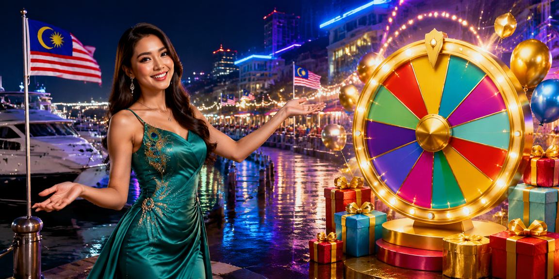 Pengguna Malaysia bermain undian bertuah melalui aplikasi mudah alih webet